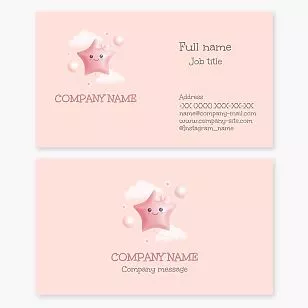 Party Supplies Business Card Template