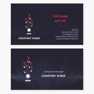 Business Card Template Guitar Strings, Music Store, Guitar Lessons