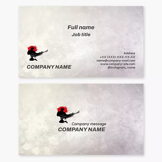 Martial Arts | Karate Business Card Template