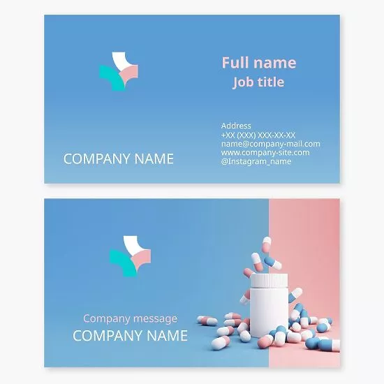 Pharmaceutical Business Card Template