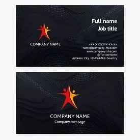 Business Card Template Dance School