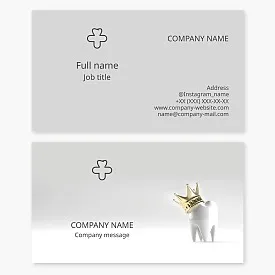 Dental Business Card Template