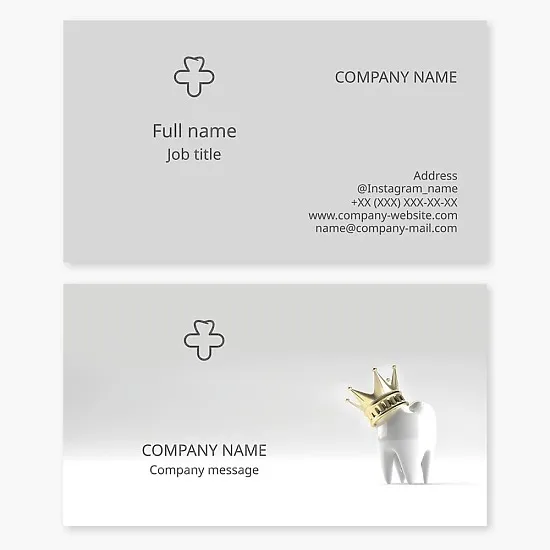 Dental Business Card Template