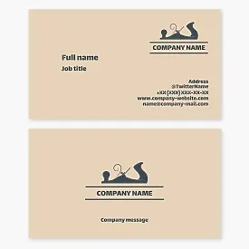 Woodworking Business Card Template