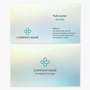 Medical Healthcare Business Card Template