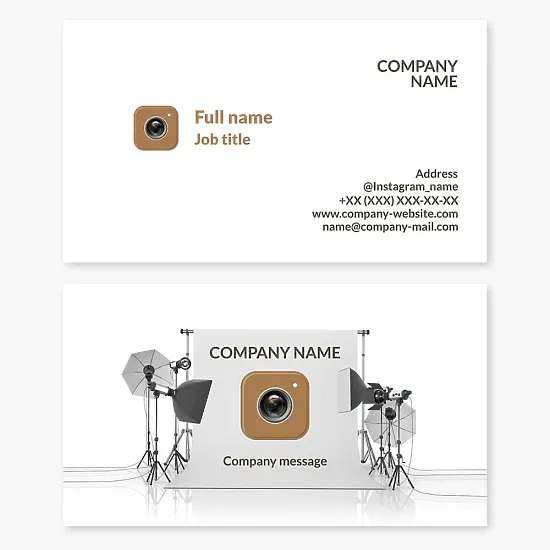 Photography Business Card Template