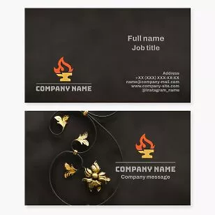 Blacksmith Business Card Template