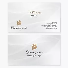 Beauty Salon Business Card Template