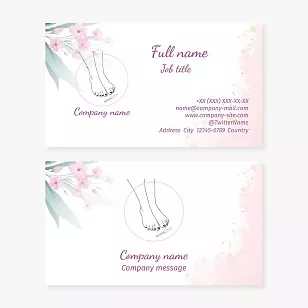 Nail Salon Business Card