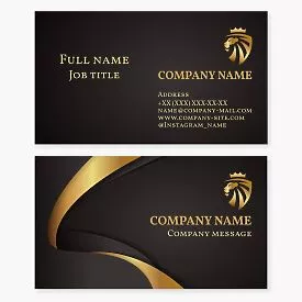 Royale Lion Business Card Template