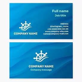 Helm Business Card Template