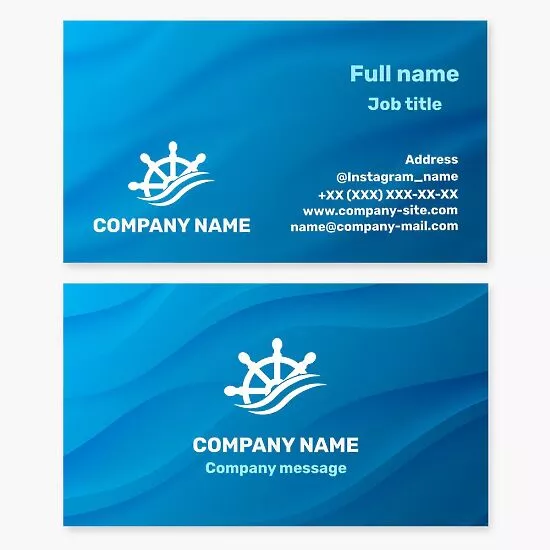 Helm Business Card Template