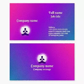 Yoga Business Card Template