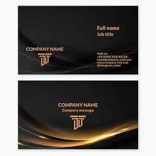 Pillar Logo | Law Firm Business Card Template