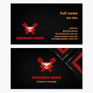 Automotive Business Card Template