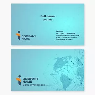 Global Network | Business Card Template