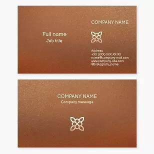 Sandpaper Business Card Template