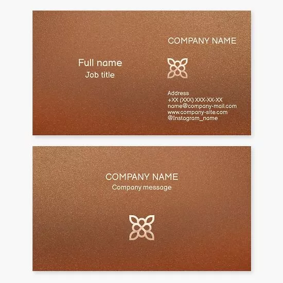 Sandpaper Business Card Template