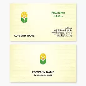 Agriculture Business Card Template