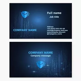 Owl Tech Logo | Software Engineering Business Card Template