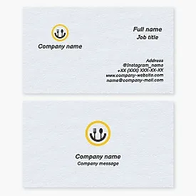 Smile Food Logo | Spoon, Fork | Restaurant Business Card Template