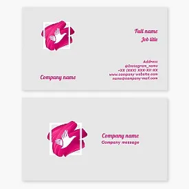 Dove, hands | Freedom | Public organization | Magician | Business card template | symbol of peace, purity, light, love, fidelity, hope.
