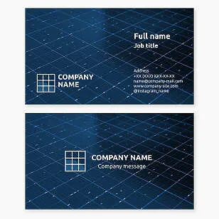 Business card template for a solar panel and renewable energy equipment installation company.