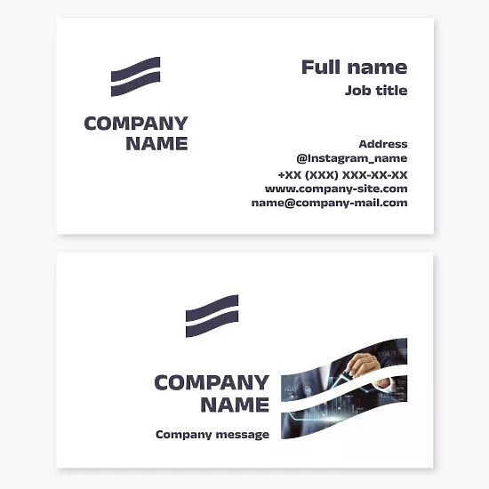 Stock Broker Business Card Template