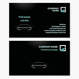 Automotive Business Card Template