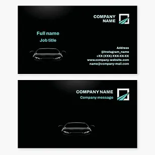 Automotive Business Card Template