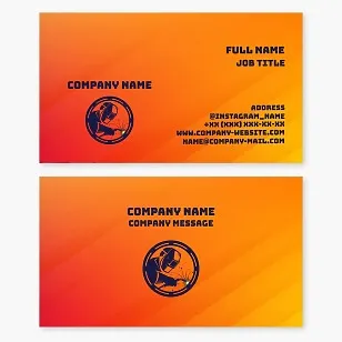 Welder Business Card Template 