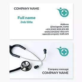 Medical Healthcare Doctor Business Card Template