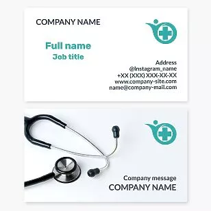 Medical Healthcare Doctor Business Card Template