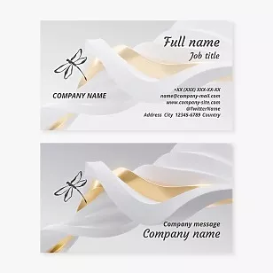 Dragonfly business card