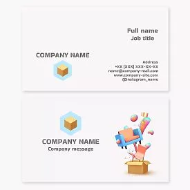 Moving Service | Delivery Service | Business Card Template