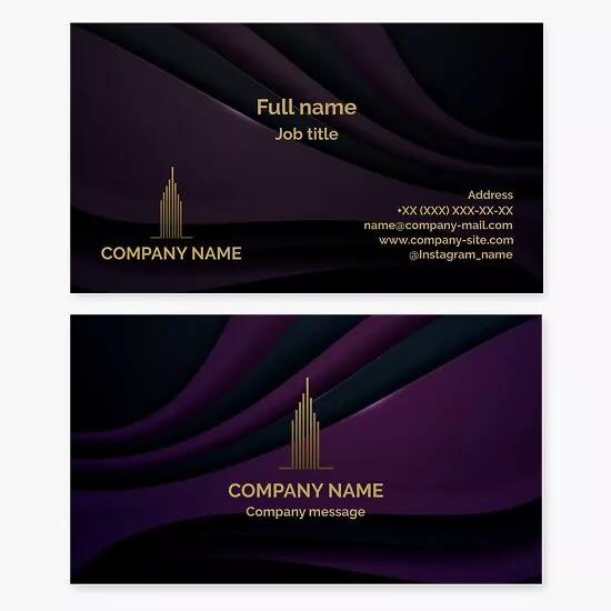 Skyscraper Business Card Template