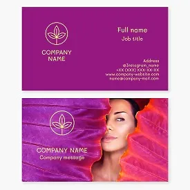 Beauty Business Card Template