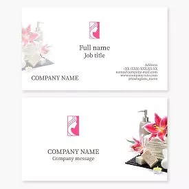 Salon & Spa Business Card Template