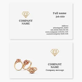 Jewelry Shop Business Card Template