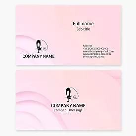 Cat Themed Business Card Template