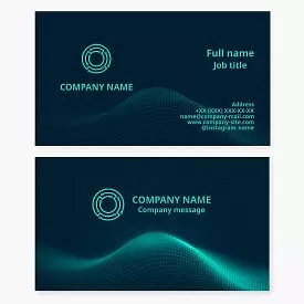 Technology Business Card Template