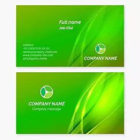 Vibrant Green | Generic Business Card Template