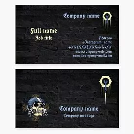 Automotive Repair Mechanic Business Card Template