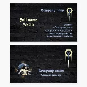 Automotive Repair Mechanic Business Card Template