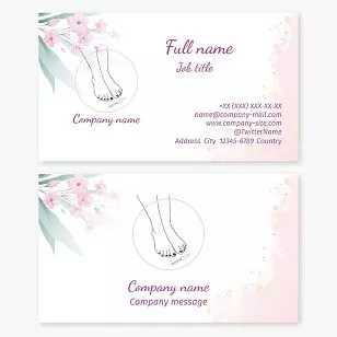 Beauty Business Card Template