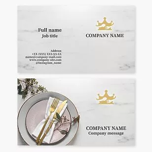 Restaurant Business Card Template