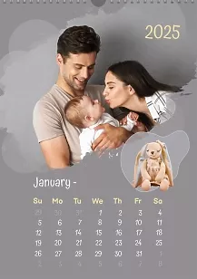 Plush Toys Free calendar templet 