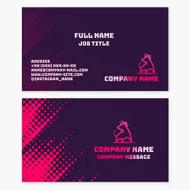 Bull Business Card Template