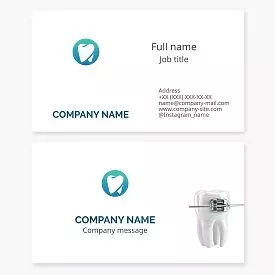 Dental Healthcare Business Card Template