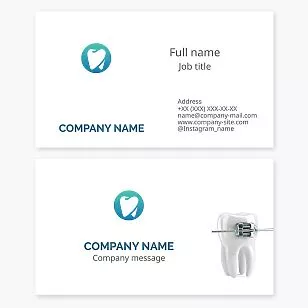 Dental Healthcare Business Card Template